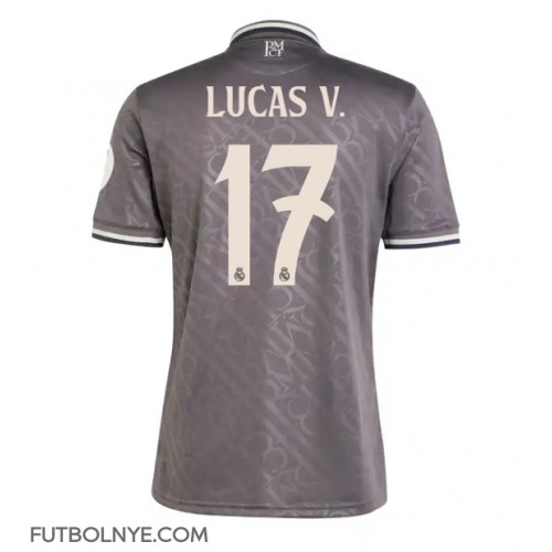 Camiseta Real Madrid Lucas Vazquez #17 Tercera Equipación 2024-25 manga corta